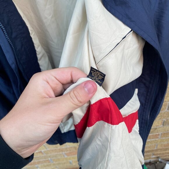 Vintage 90s Paul & Shark Yaughting Jacket Large Blue - Picture 7 of 14